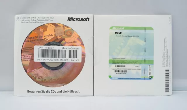 Microsoft Office 2007 Small Business - OEM mit CD - Deutsch - mit Word, Excel