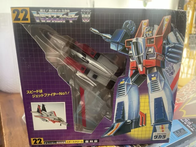 TRANSFORMERS - TAKARA T/F Collection #9 STARSCREAM G1 Reissue