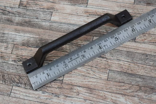 1x Vintage Cast Iron Door pulls Cabinet Cupboard Pull Handles Kitchen Farm Decor