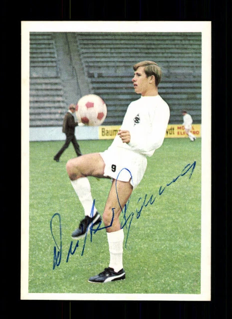 Karl LANGER – Autographe Original Sur Photo – Borussia Mönchengladbach Saison 1967/68