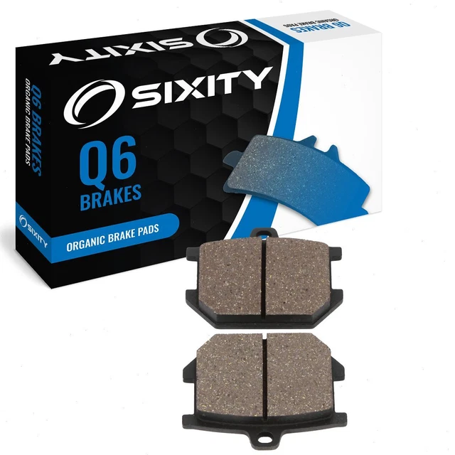 Front Organic Brake Pads 1977-1979 Yamaha XS650 Set Full Kit D E F 2F rr