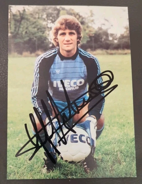 Photo Dédicacée Jupp Heynckes 10x15 Cm - Autographe Original - FC Bayern
