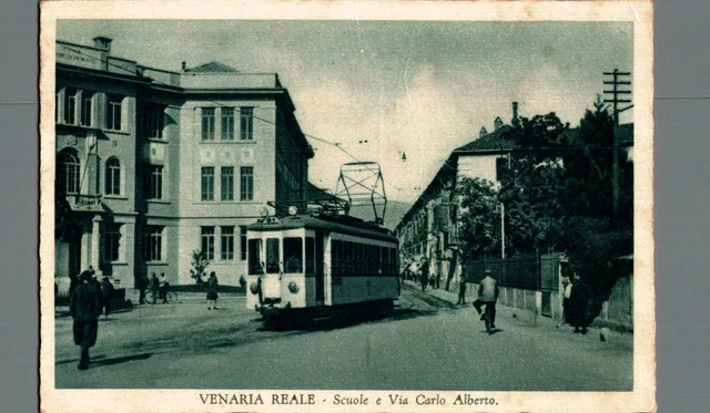 Torino Venaria Reale Scuole e via Carlo Alberto Tram F. piccolo  spedita