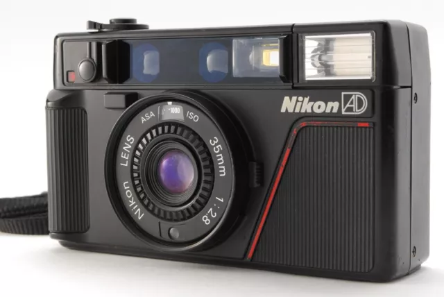 [Exc+5/Strap] Nikon L35 AD ISO 1000 Point&Shoot 35mm Film Camera From JAPAN