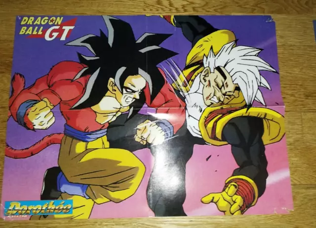 Dragon Ball GT Vegeta Goku Gogeta SSJ4 Omega Shenron W/Logo Poster  18inx12in