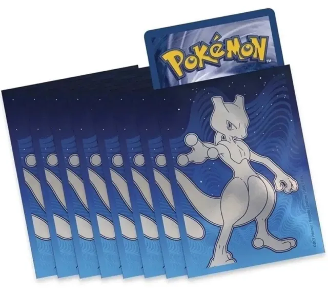 Pokemon GO Mewtwo Card Sleeves : TCG Standard Size Official : Pack Of 65