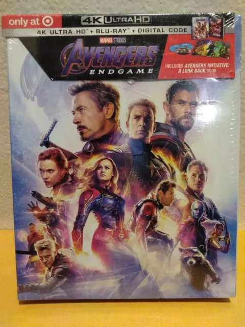 Avengers Endgame 2019 4K Ultra HD Blu Ray Digital HD And Magazine New