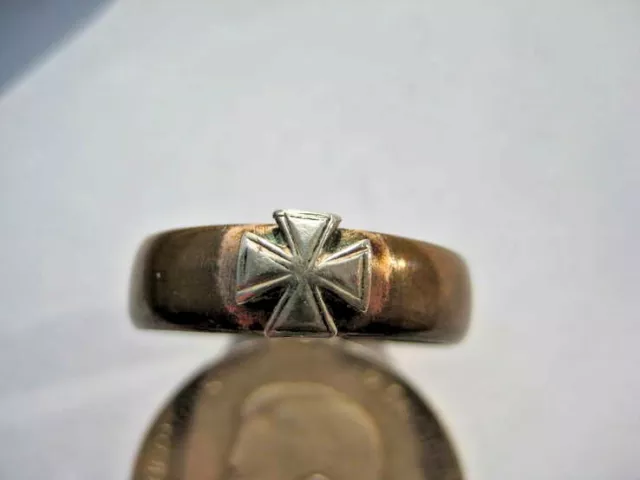 RING Bronze ANTIQUE FRENCH EMPEREUR NAPOLEON III