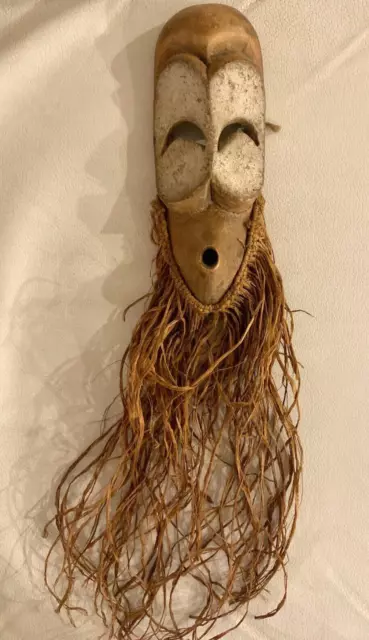 Mid-Century LEGA Bwami Tribe Cult Wood Mask Congo DRC Zaire African Provenance