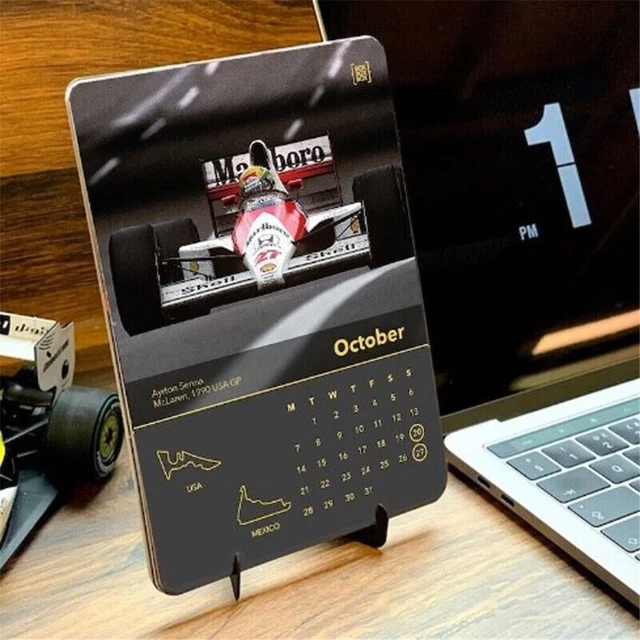 FORMULA ONE CALENDAR For F1 Fans 2024 Desktop Calendar Monthly Table