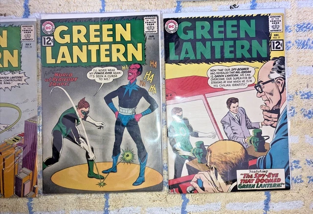 1960's Silver Age Green Lantern DC Comic Book lot 13 issues Mid-grade and higher