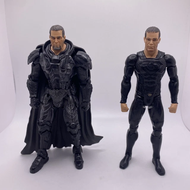 DC UNIVERSE Mattel Movie Masters Superman MAN OF STEEL General Zod 6'' LOT OF 2