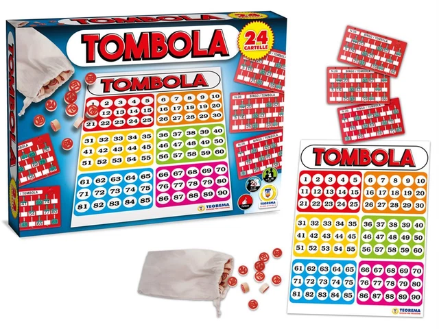 Teorema: Gioco Tombola 24 Cartelle Plastica C/Tabellone - Box - AA.VV.
