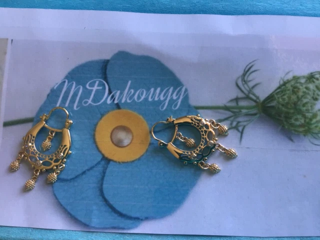 Boucles D'oreilles Savoyardes Pendantes | Mes Boucles