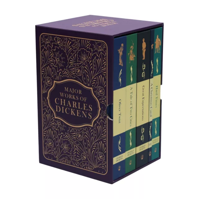 Major Works of Charles Dickens 5 Books Collection Deluxe Box Set - Fiction - HB