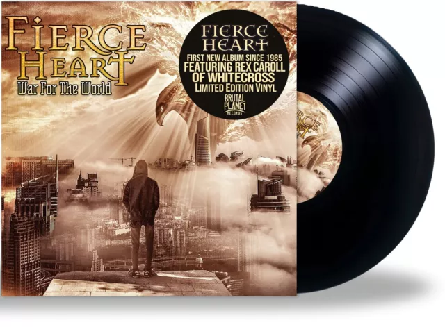 FIERCE HEART – War of the World (LIM.250 BLACK V.*US WHITE HARD ROCK 1985*Y+T)