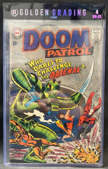 DC Comics Doom Patrol No.113 Aug. Graded Golden Grading 4