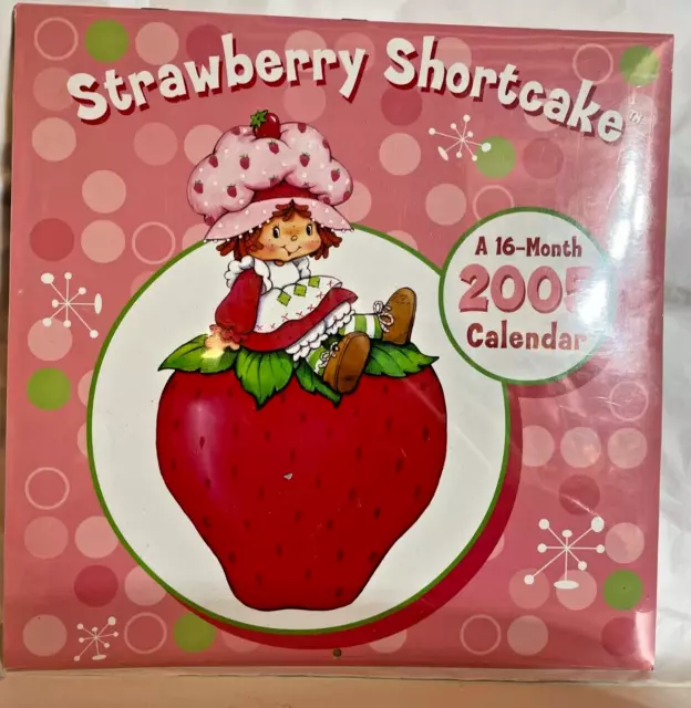 Strawberry Shortcake 2005 Calendar Vintage Style Sealed -new