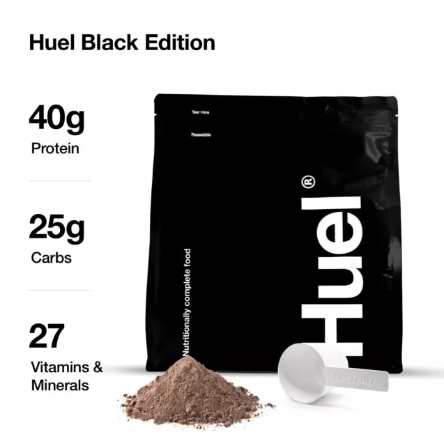🥣HUEL 1x SCOOP 45g BLACK EDITION/HOT & SAVOURY/PROTEIN SAMPLE PACK ALL  FLAVOURS