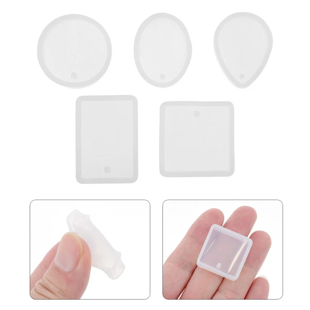JEMESI 6 Pièces Silicone Moule Pour Bijoux En Résine, DIY