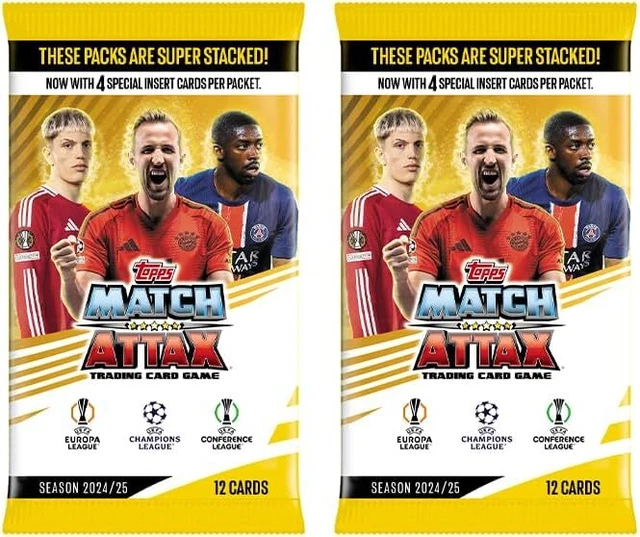 TOPPS MATCH ATTAX 24/25 2024/2025 Champions Europa League Base Cards 1 207 £1.75 PicClick UK