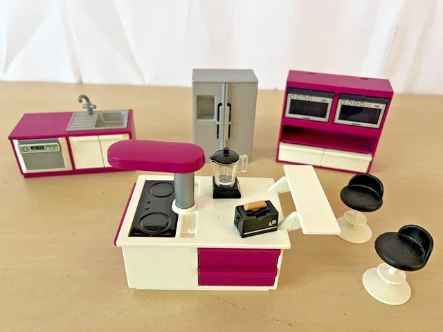PLAYMOBIL 5582 CUISINE moderne avec ilot (maison, meuble,) EUR 10,00