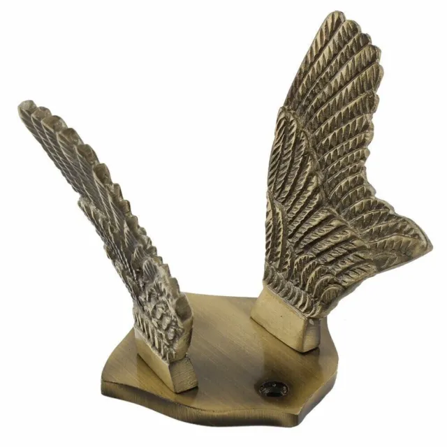 Handmade Rare Antique Style Eagle Wing Small Aluminum Decorative Hook