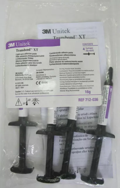 3M Unitek Transbond XT Refill ( Orthodontic Adhesive) Bracket Bonding 4x4g