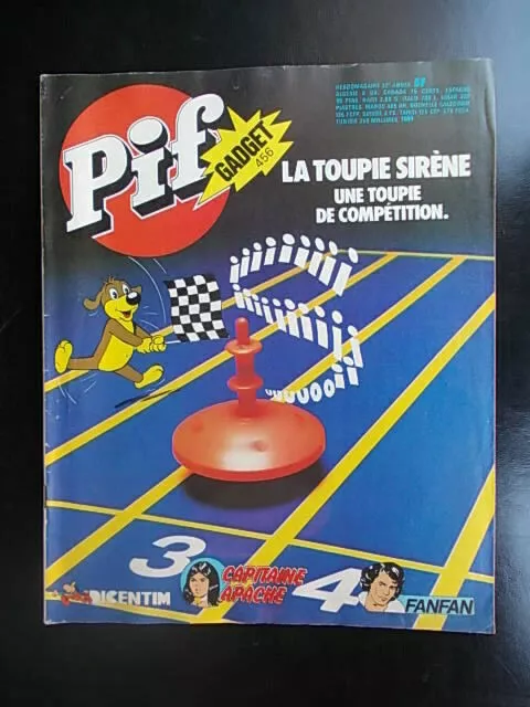 PIF GADGET n° 456 Vaillant 1977 bande dessinée Arnal Fanfan Capitaine Apache !