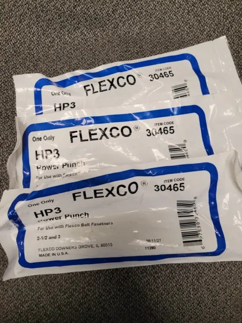 3 BOXES OF FLEXCO - 30465 - HP3 POWER PUNCH New