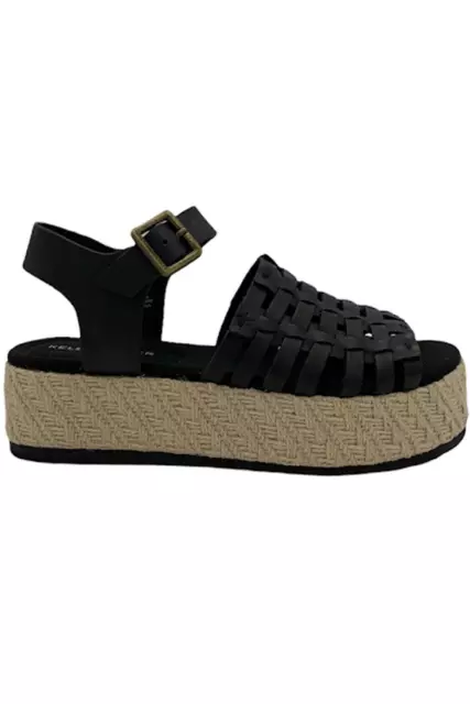 Kelsi Dagger Brooklyn Platform Sandals Desert Black