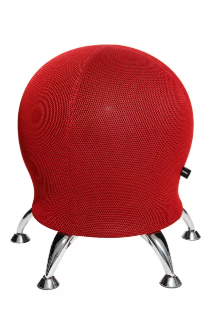 Hocker Sitzball Schreibtischstuhl Rückentrainer Topstar Sitness 5 rot NEUWARE 2