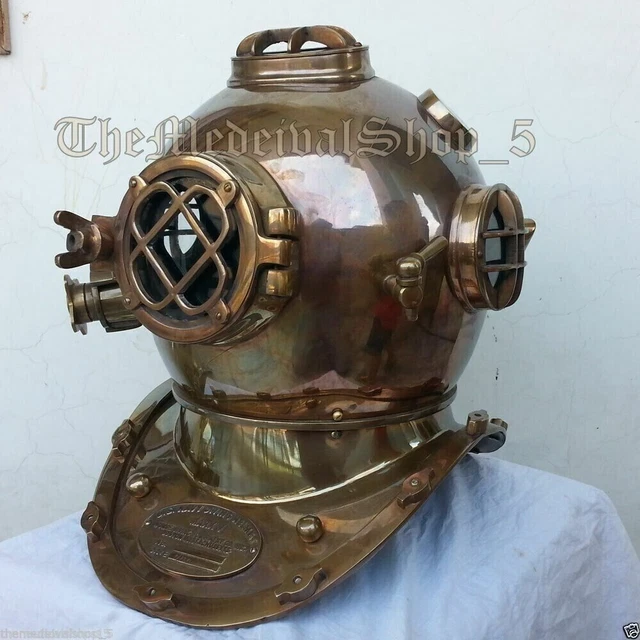 CASQUE DE PLONGÉE d'ancrage casque de plongée en haute mer US Navy Mark