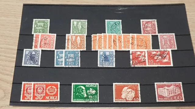 Konvolut / Lot 2 - alte Briefmarken aus Norwegen - Norge