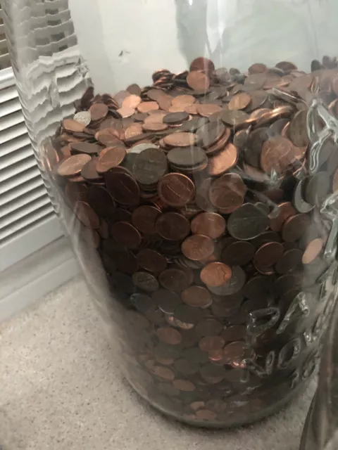 500 US Lincoln Pennies Unsearched ￼Collection Shipped At Random Years Of Savin￼g