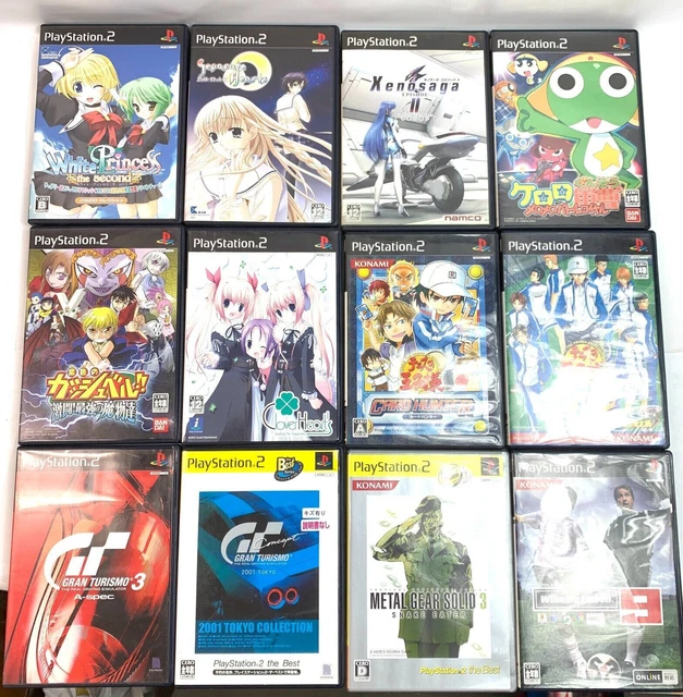 LOT OF 12 SONY Play Station 2 JAPANESE GAME B SOCCER METAL GEAR SOLD3 XENOSAGA