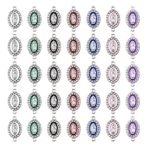 Virgin Mary Charms 35 PCS Virgencita Charms Virgen de Guadalupe CharmsÂ 