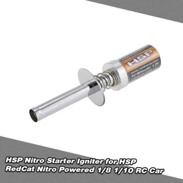 HSP Nitro Starter Kit Glow Plug Igniter for HSP RedCat Nitro Power 1/8 1/10 Car