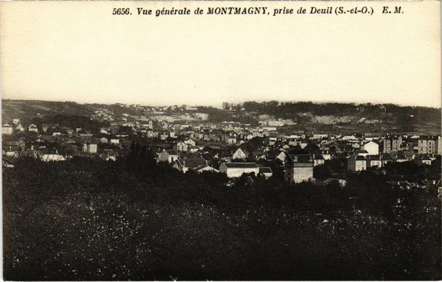 CPA Vue générale de MONTMAGNY, prise de DEUIL (107085)