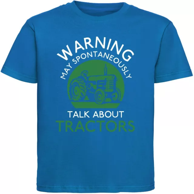 T-shirt MAY SPONTALLY TALK ABOUT TRACTORS BAMBINI > Fun Farm Top bambini 7