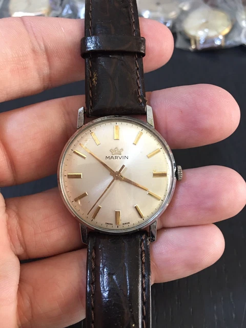 OROLOGIO UOMO MARVIN vintage carica manuale EUR 129 00 PicClick IT