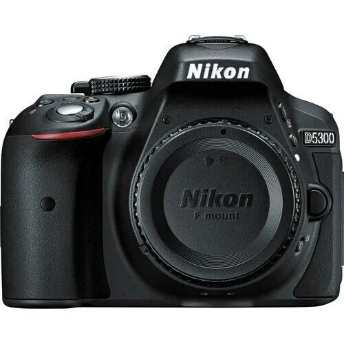 Nikon D5300 24.2MP Digital SLR Camera Body Black 9146 Shots [Near Mint] #1023