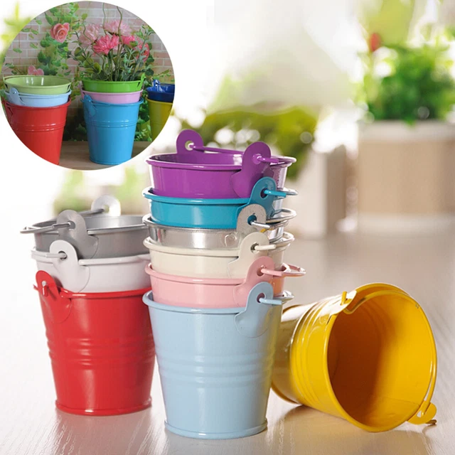 10 Pcs Candy Box Buckets Nativity Crafts Kids Planters Indoor Plants Railing 7