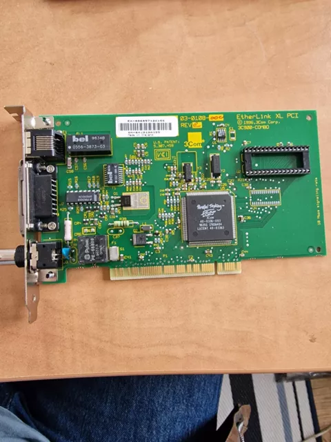 3Com Etherlink XL PCI Network Card  RJ45 / BNC / AUI ethernet 3C900-COMBO