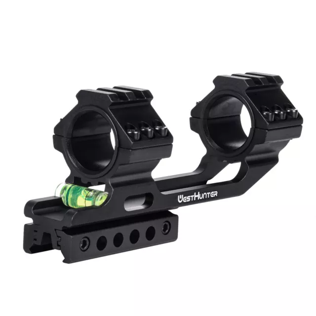 1 Inch 30mm Tactical Scope Mounts Dovetail to Picatinny Cantilever Sights Rings