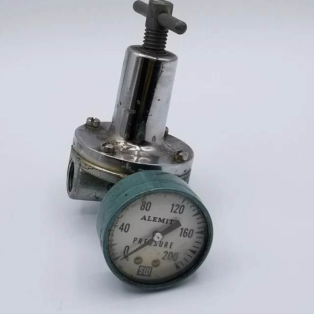 ALEMITE AIR COMPRESSOR Pressure gauge With SnapOn Regulator BF 525 29