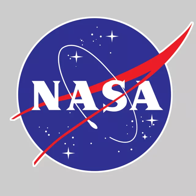 Sticker Nasa Logo Conquete Spatiale Navette Fusee Space Autocollant Usa Na001