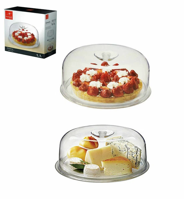 Campana Per Dolci In Vetro - Set 2 Pezzi Da 32 Cm, Perfecta Per Torte E Pasticceria, Elegante E Pratica - Foto 9