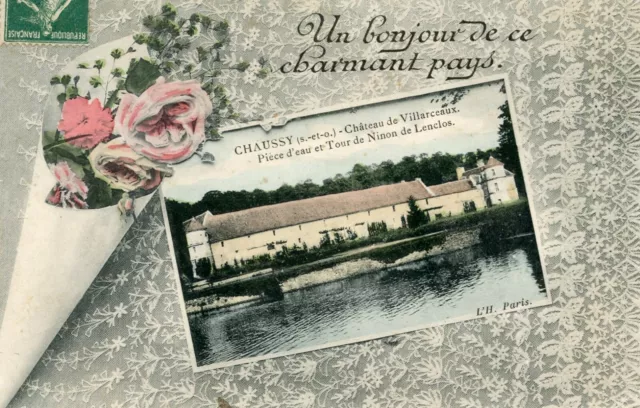 *22224 cpa Chaussy - Château de Villarceaux