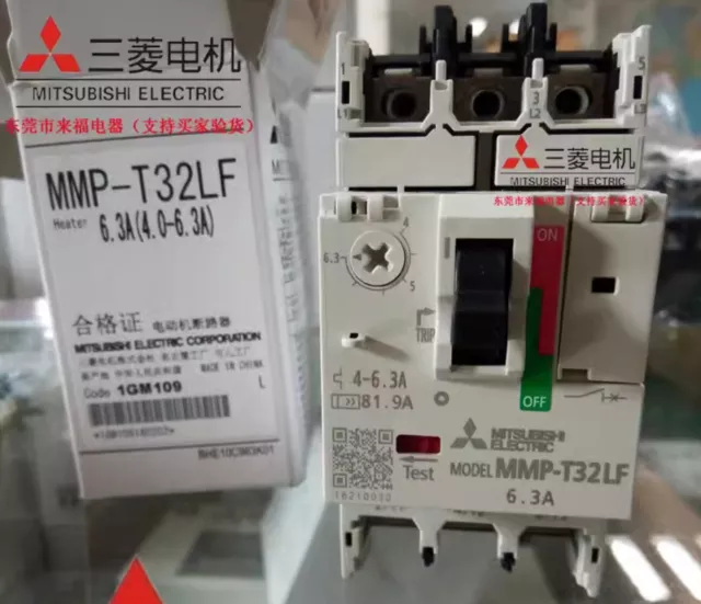 1pcs Mitsubishi Motor Protection Circuit Breaker MMP-T32LF 6.3A（4-6.3A)